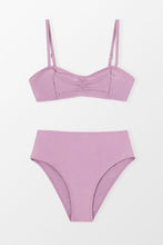 Lade das Bild in den Galerie-Viewer, St. Tropez Cinch Bandeau und High Waist Bikini Set
