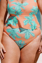 Lade das Bild in den Galerie-Viewer, Gebl¨¹mte High waist Bikinihose in gro?en Gr??en
