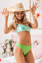 Lade das Bild in den Galerie-Viewer, Bralette mit R¨¹ckenbindung &amp; Wendbares Hipster-Bikini-Set
