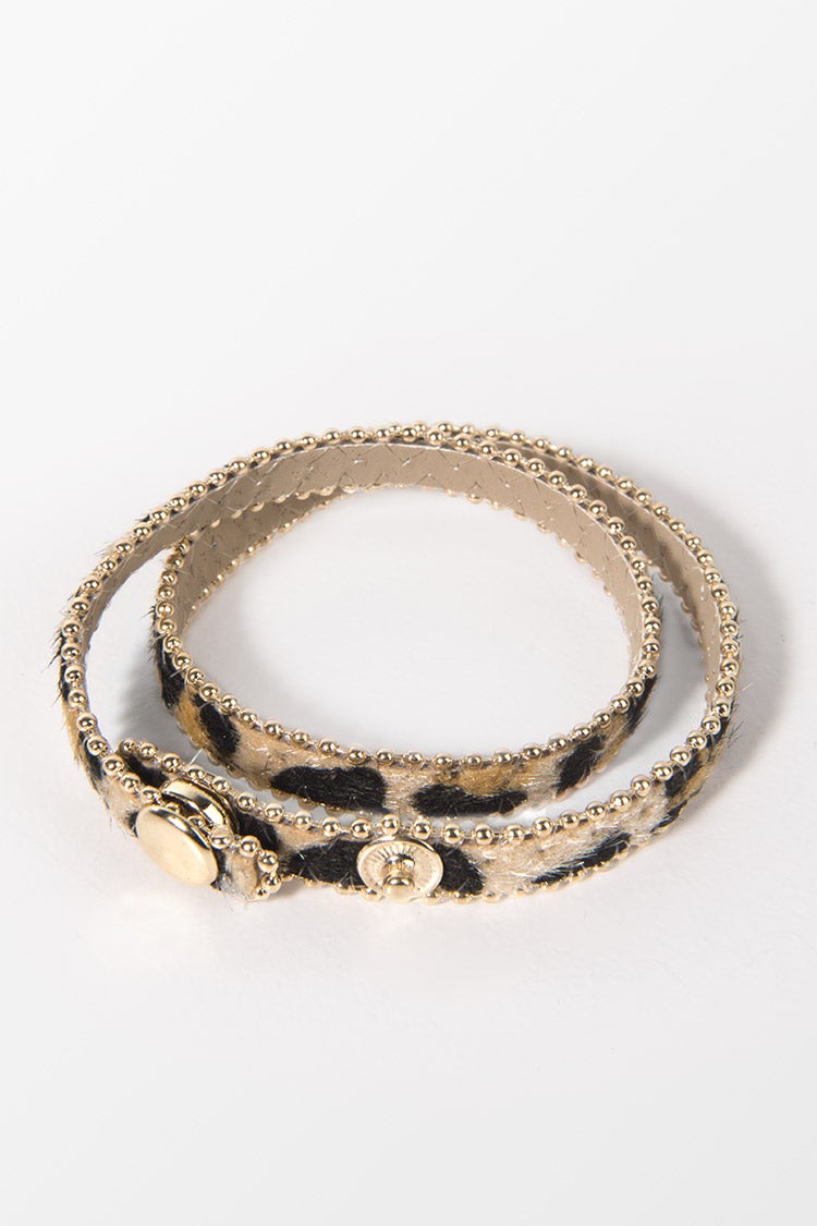 Armband mit Leopardenmuster