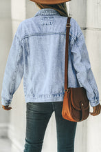 Lade das Bild in den Galerie-Viewer, Acid Wash Style Denim Jacke
