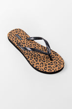 Lade das Bild in den Galerie-Viewer, All-Match Zehentrenner-Sandalen mit Leopardenmuster
