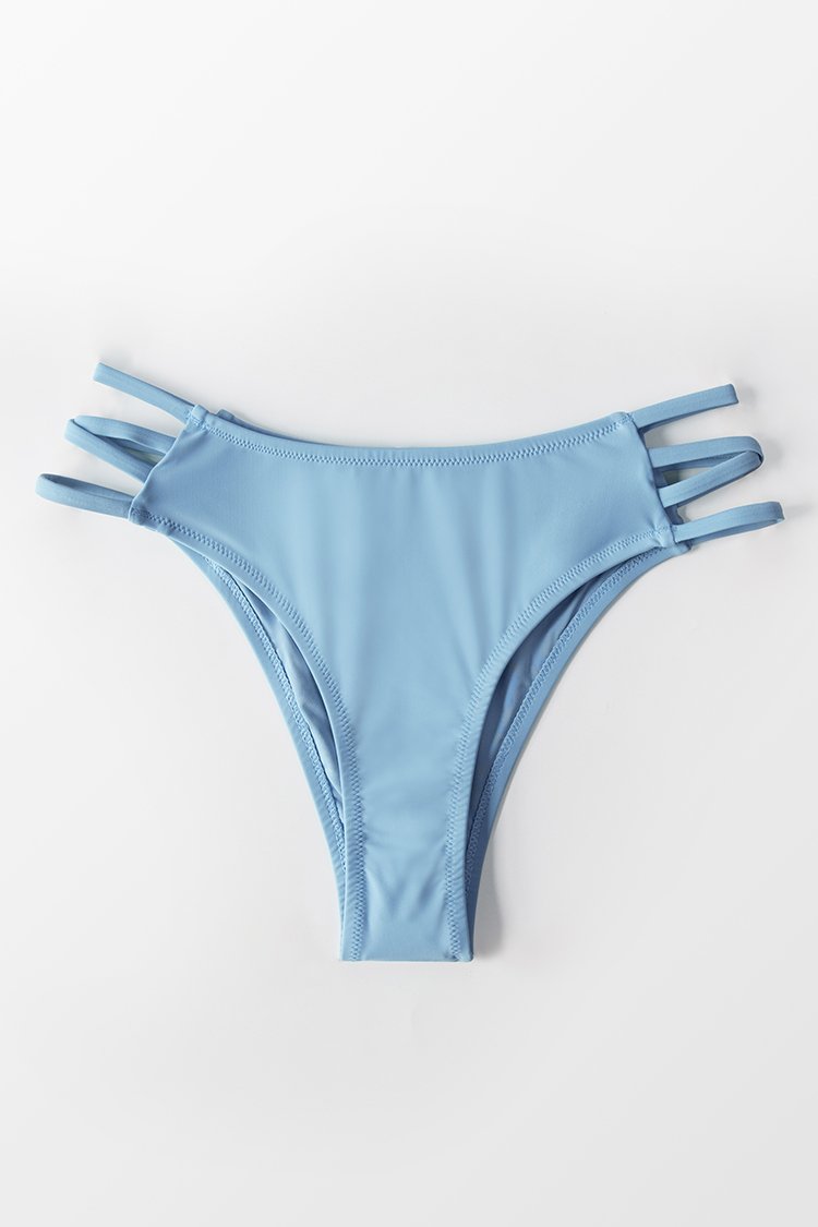 Wickeln Bikini-Hose in blau 