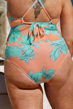 Lade das Bild in den Galerie-Viewer, Gebl¨¹mte High waist Bikinihose in gro?en Gr??en
