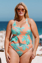 Lade das Bild in den Galerie-Viewer, Gebl¨¹mte High waist Bikinihose in gro?en Gr??en
