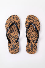 Lade das Bild in den Galerie-Viewer, All-Match Zehentrenner-Sandalen mit Leopardenmuster
