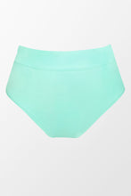 Lade das Bild in den Galerie-Viewer, Gro?e Gr??en Bikinihose mit High waist in Aquamarin
