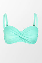 Lade das Bild in den Galerie-Viewer, Gro?e Gr??en Bandeau-Bikinioberteil mit Twist vorne
