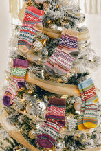 Lade das Bild in den Galerie-Viewer, 3 Paare Weihnachten Socken-Set mit Geo Druck
